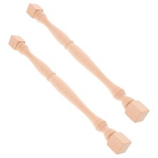  2pcs Wood Craft Spindles