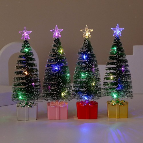 4pcs mini christmas - mini, tree