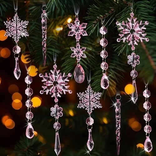 20pcs acrylic snowflake - 20pcs,