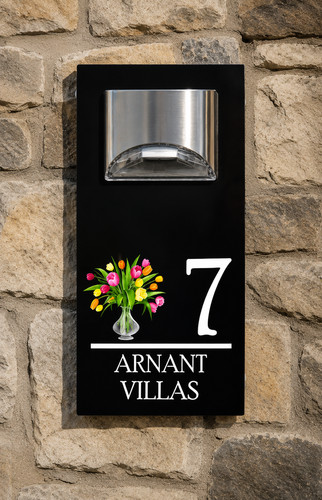 House number plaques - house,