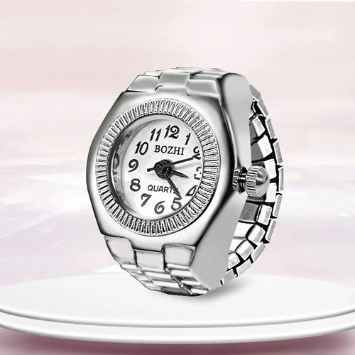 Creative alloy ring watch - alloy,