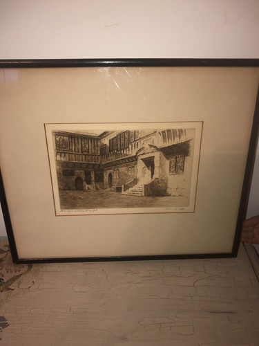 Maybery etching art - e.j.,