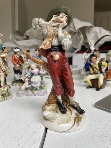 Porcelain antique figurine - porcelain,