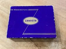 Vintage Waddingtons Canasta Playing Cards
