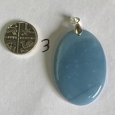 BLUE OPAL PENDANT with 925