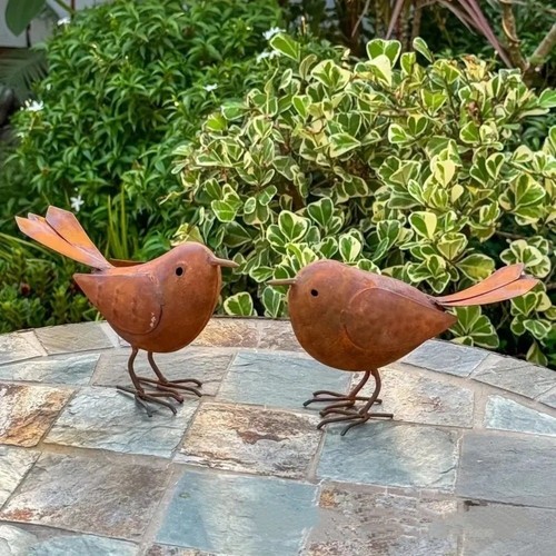1pair metal bird sculptures - bird,