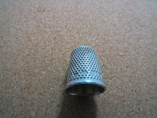 Antique Solid Silver Thimble; Chester 1918, Size 7, Charles Horner.
