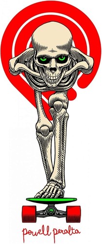 Skateboard sticker tucking - sticker,