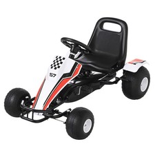 HOMCOM Racing Pedal Go Kart w/