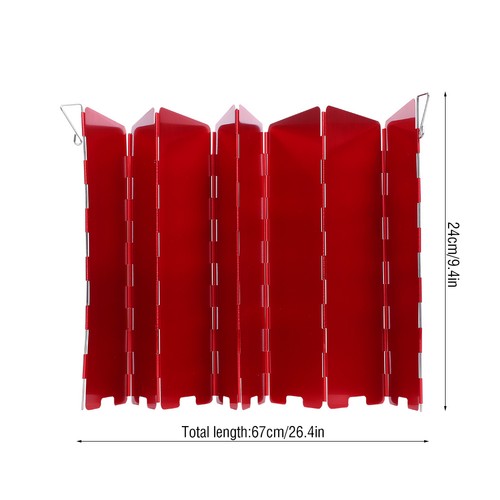 Red panel portable folding - red,