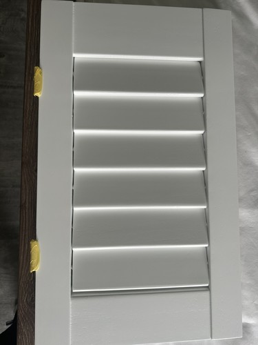 Wooden shutters white - -,
