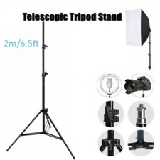 6.5ft Portable Photo Video Tripod Stand for Speedlight, Flash, Softbox, Camera
