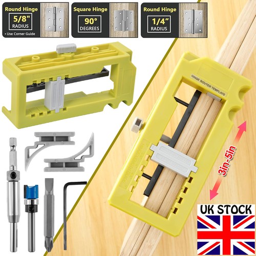 Door hinge routing - routing, jig