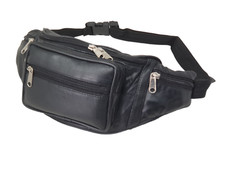 Genuine leather travel - leather, waist