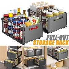 2pcs Pull Out Basket Under