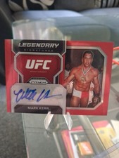 2023 Panini Prizim UFC Mark "The Smashing Machine" Kerr Legendary Signatures /99