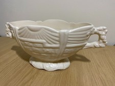 Vintage Cream Arthur Wood Gardenwall Mantle Trophy Vase With Handles