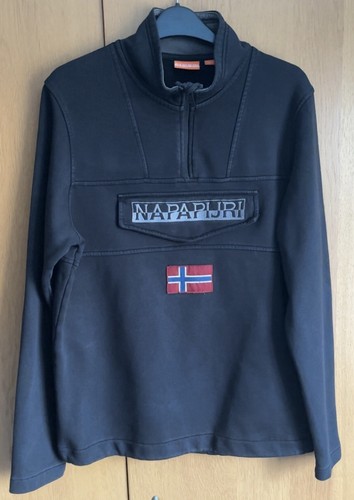 Napapijri black zip - napapijri,