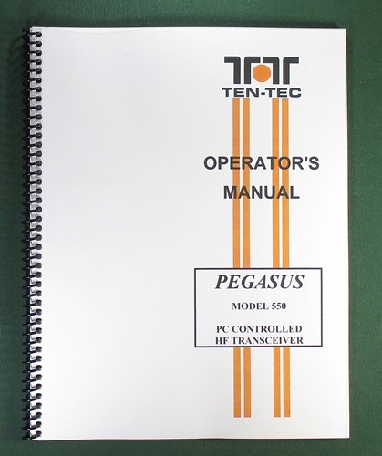 Tentec 550 pegasus instruction - tentec,