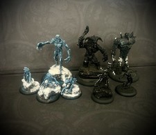 Malifaux First Edition Metal Rasputina Crew With Avatar And Snowstorm Proxy OOP