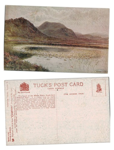 Vintage postcard loch - postcard,