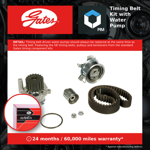 Timing belt water - belt, kit