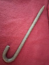 Vintage Large Butchers Metal Knock In Beam Hook Meat Hanging Industrial 25cm 1cm