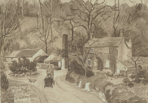 Coppice mill stone - stone, in