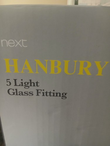 Next hanbury light fitting - light,