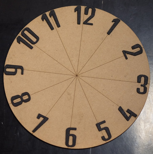 Clock numbers contemporary - clock,
