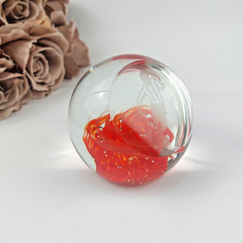 Murano style glass paperweight - style,