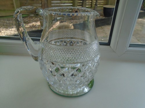 Vintage heavy crystal cut - heavy,
