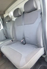 RENAULT TRAFIC MK2 VIVARO MK1 2001-2014 PASSENGER FRONT DOUBLE BENCH SEAT SEATS