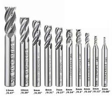10pcs End Mill Set 4 Flute