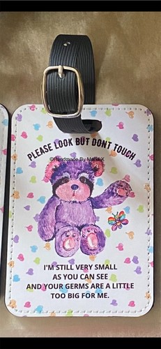 Leather pram tag protect - tag, your