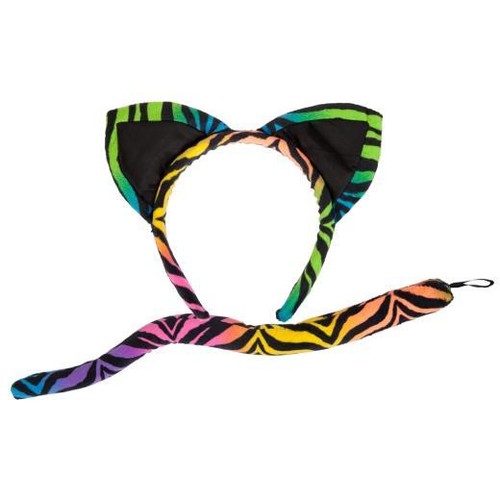 New multi coloured neon - new,