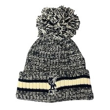 Liverpool FC Official Navy Slope Bobble Hat LFC Gift
