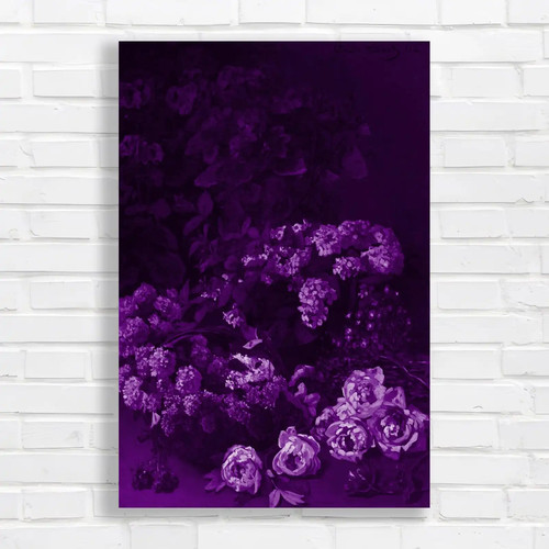 Monet inspired floral - inspired, purple