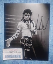 Michael Jackson Hand Signed