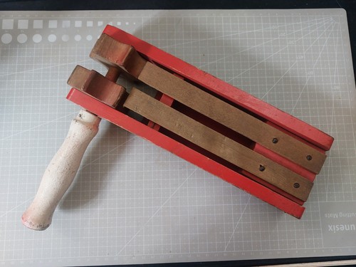 Vintage wooden ratchet - vintage,