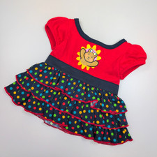 Build A Bear Red & Navy Polka
