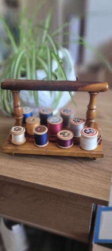 Vintage wooden pipe rack - vintage,