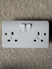 MK LOGIC PLUS 13A 2-GANG DP