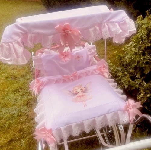Bespoke doll pram canopy cover - pram,