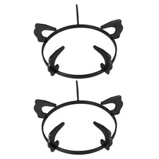 2 Pcs Cast Iron Stove Rack Wok