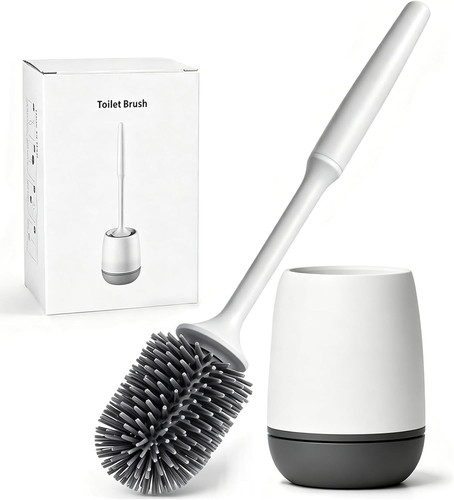 Silicone toilet brush and - toilet,