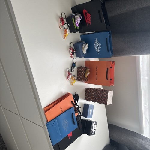 Dior nike sneaker keychains - lv/dior/nike,