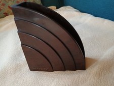 VINTAGE ART DECO HEPOLITE QUADRANT BAKELITE LETTER MAGAZINE RACK C1930'S
