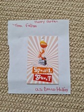 Tom Felton (Draco Malfoy) Autographed Teen Choice Award Guest Pass