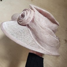 grey lilac straw summer hat gina bacconi